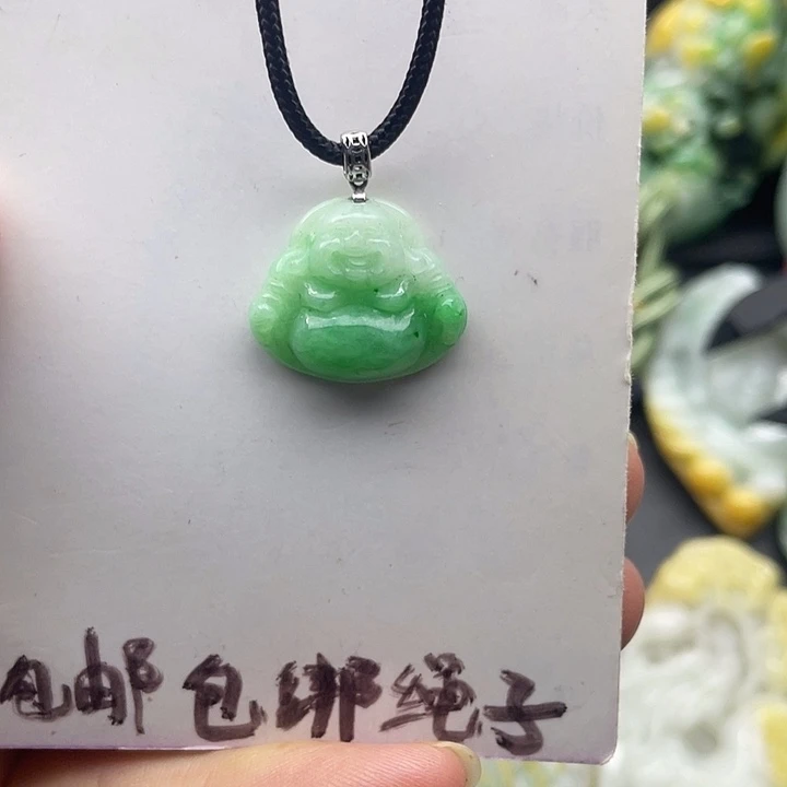颈饰未镶嵌翡翠天然翡翠