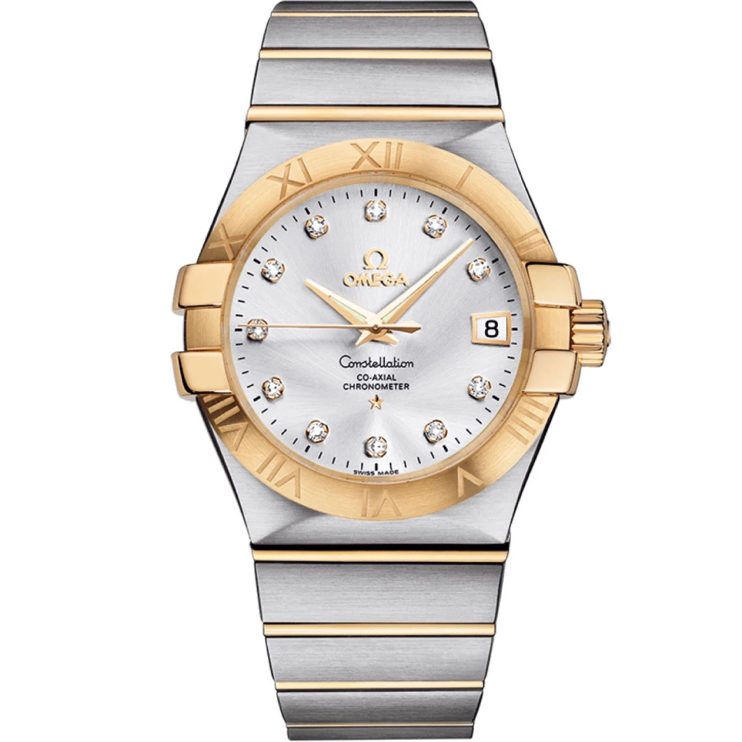 未使用 Omega/欧米茄 星座收闲置未使用机械38mm表径