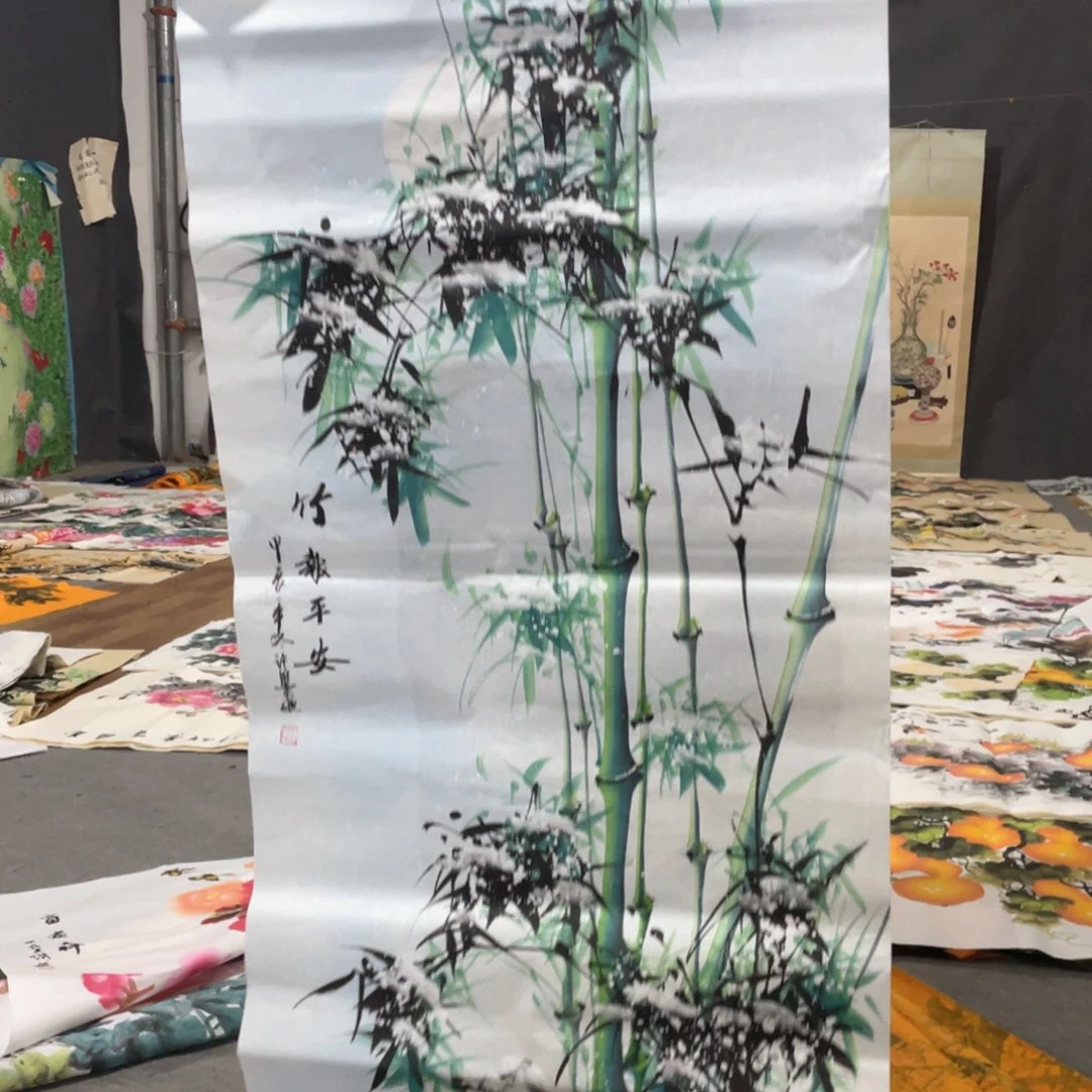 国画国画作品画心一张