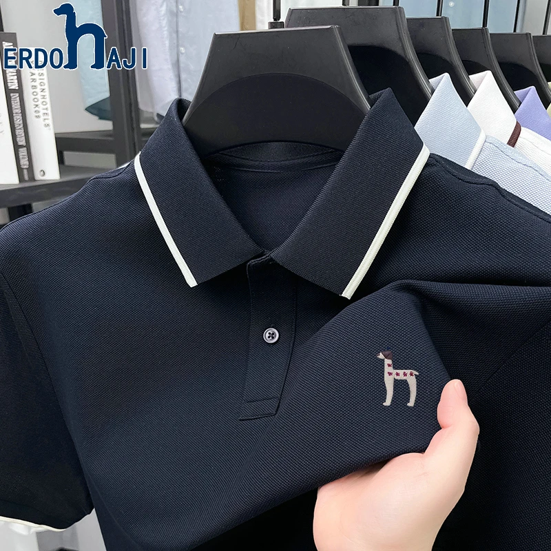 奥特莱斯撤柜丨正品短袖t恤男士夏季新款时尚高端翻领休闲Polo衫