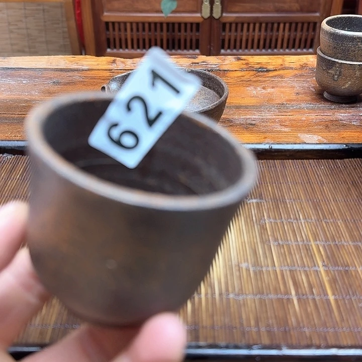 纯手工制作粗陶茶具