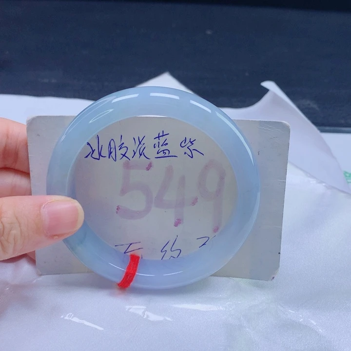 翡翠未镶嵌手镯圈口5758576