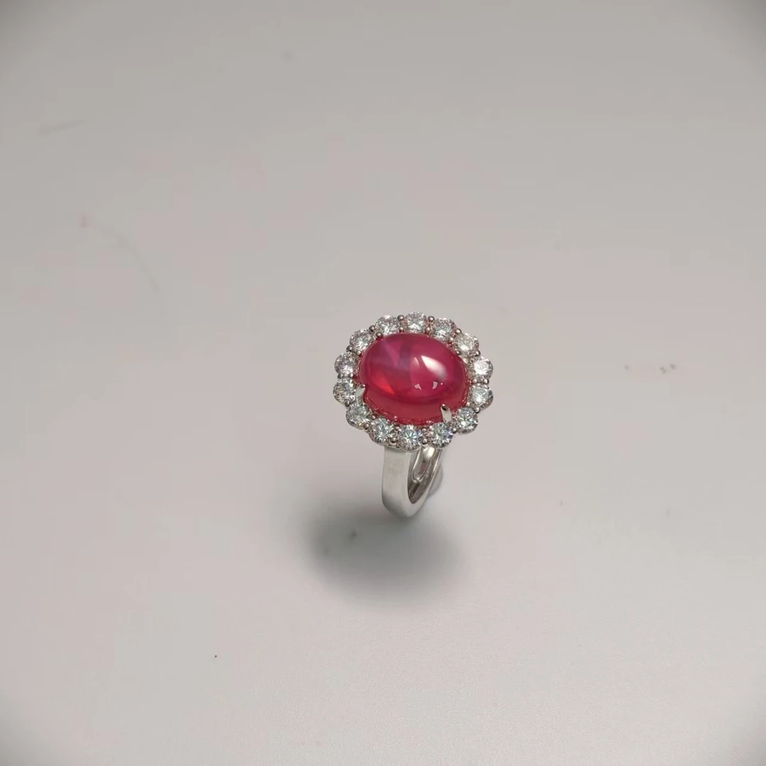 【粉丝专属】高奢臻品六芒星光红宝石戒指 XKZF129