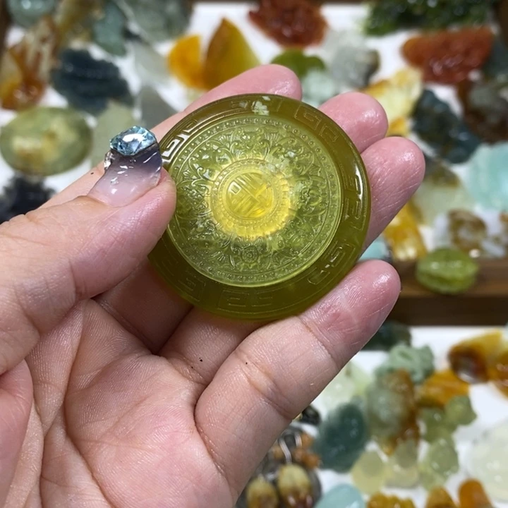 未镶嵌蛇纹石玉手把?***?