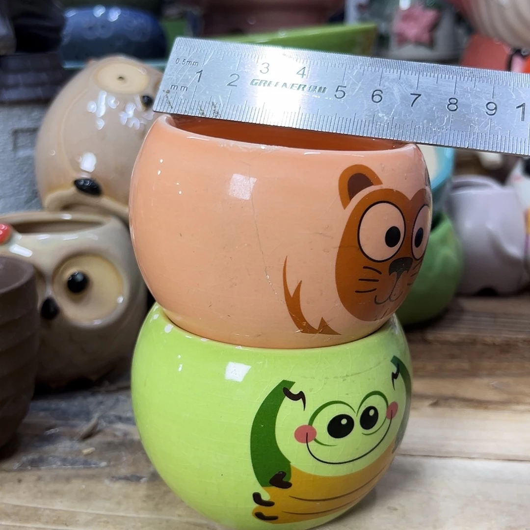 月*弯陶瓷花盆特价上新