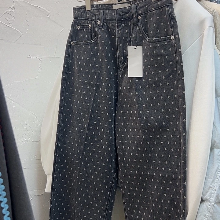 今天新款 深灰色牛仔裤S