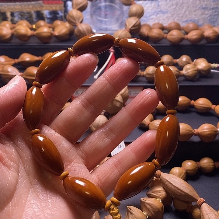 橄榄核手串光珠福利串