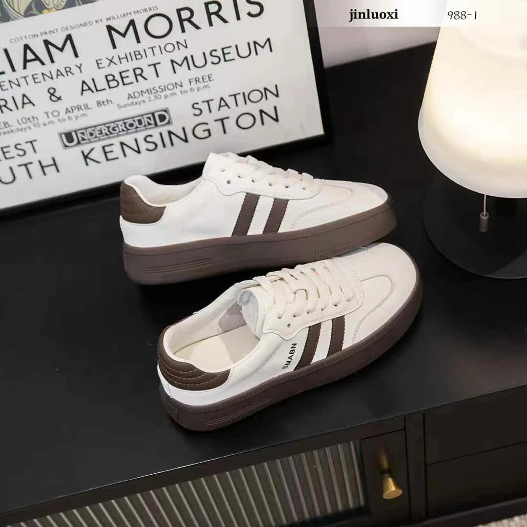 春季时尚百搭休闲鞋平底运动系带