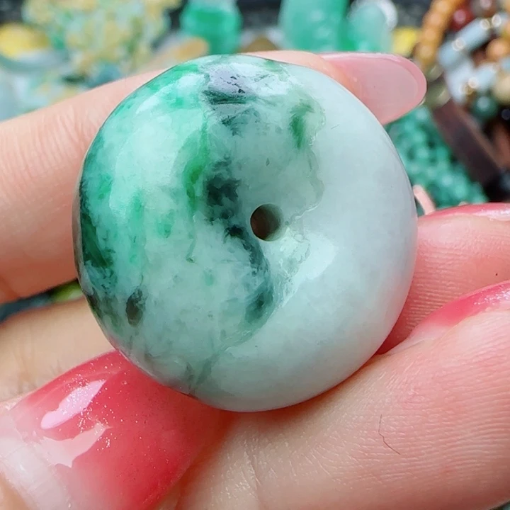 翡翠未镶嵌颈饰天然A货24