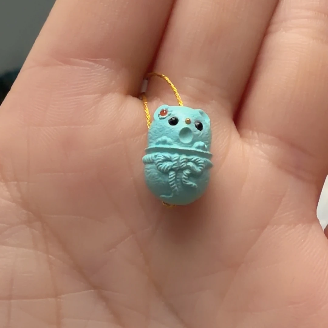 绿松石未镶嵌颈饰