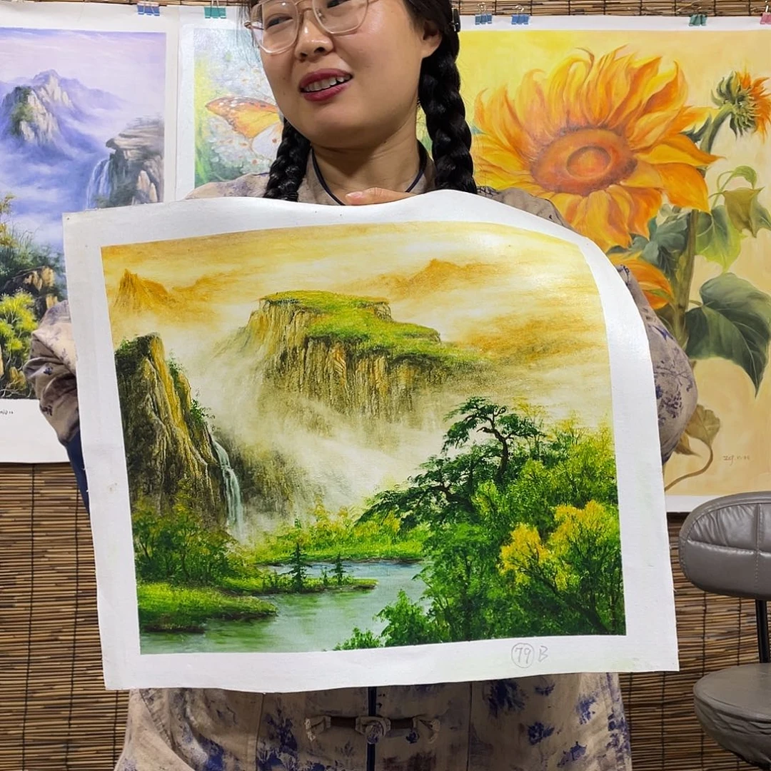 油画庄****蝶恭喜竞拍成功