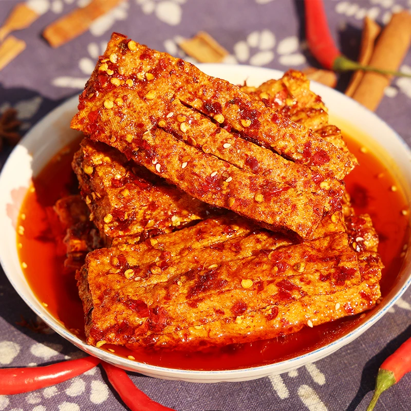 【爆款】湖南麻辣特产香辣独立包装大片兰花干