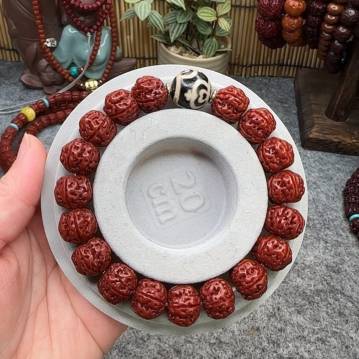 金刚菩提吊坠14+帝王花手串