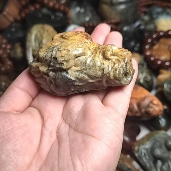 岫岩河磨玉（透闪石质玉）未镶嵌挂件