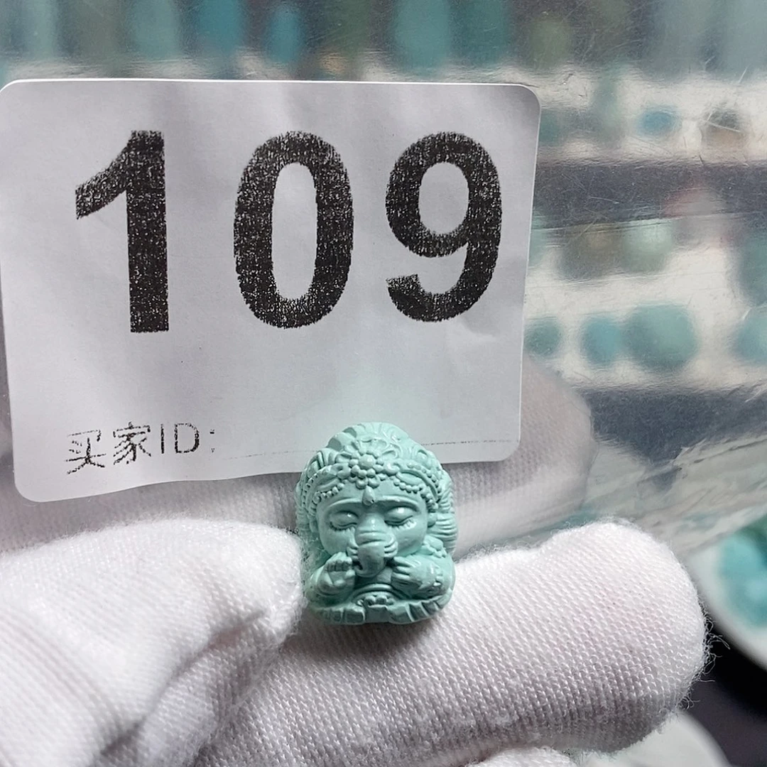 绿松石未镶嵌珠宝半成品