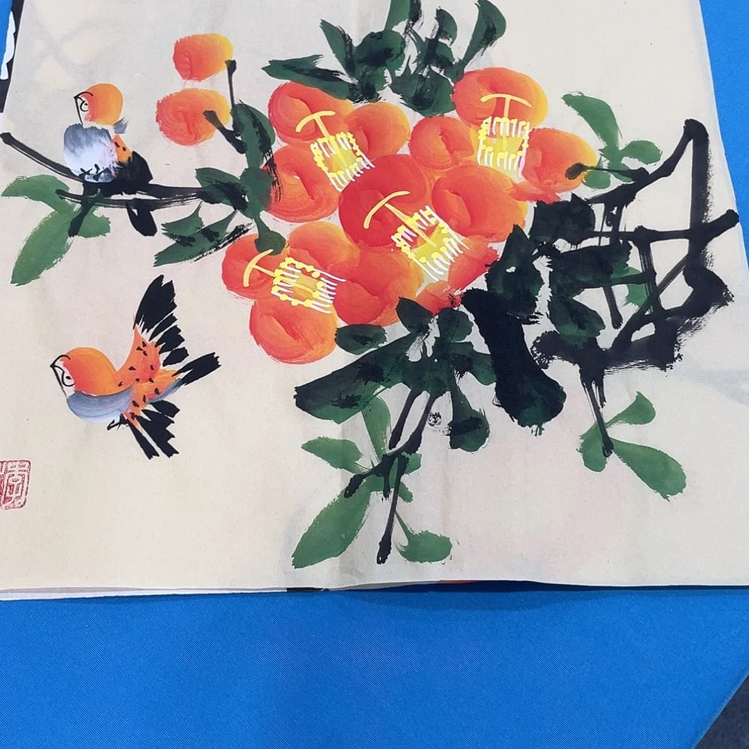 国画今天早上起来发现