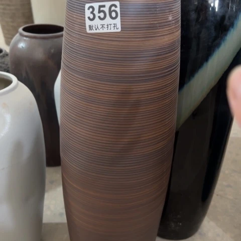 摆件356高51口10陶瓷花瓶瑕疵……………………
