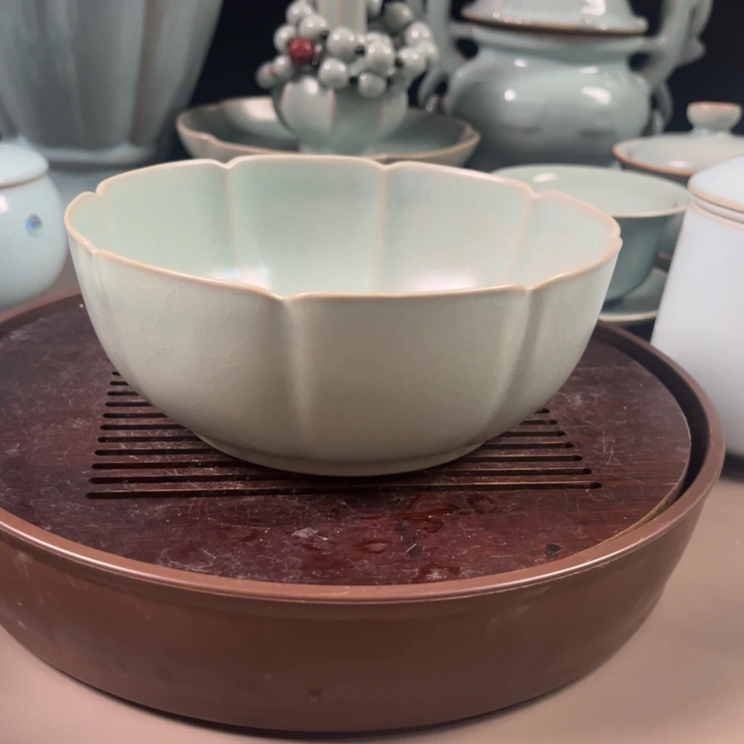 原矿汝瓷玛瑙入釉