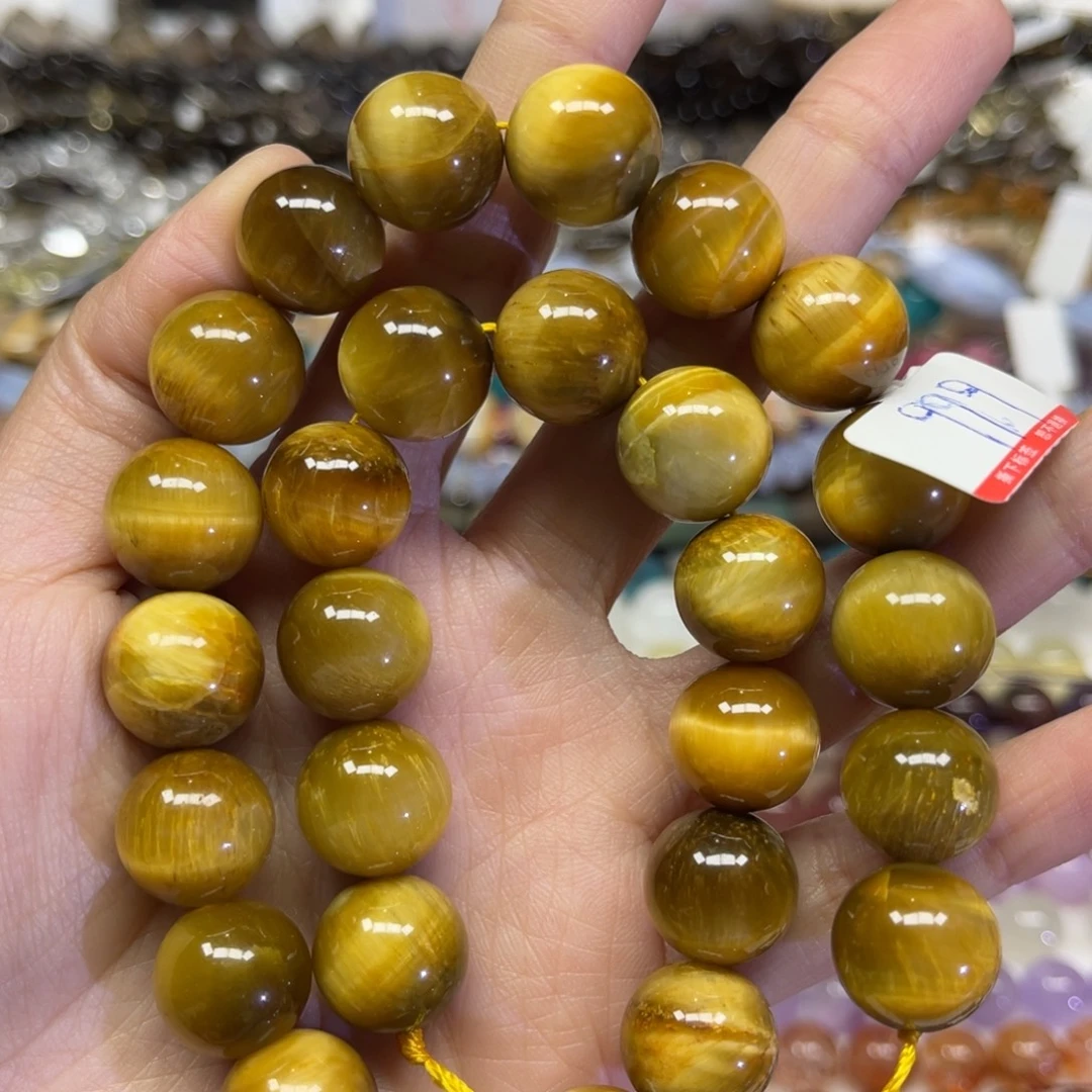 颈饰水晶未镶嵌天然金虎卡14➕长条38厘米