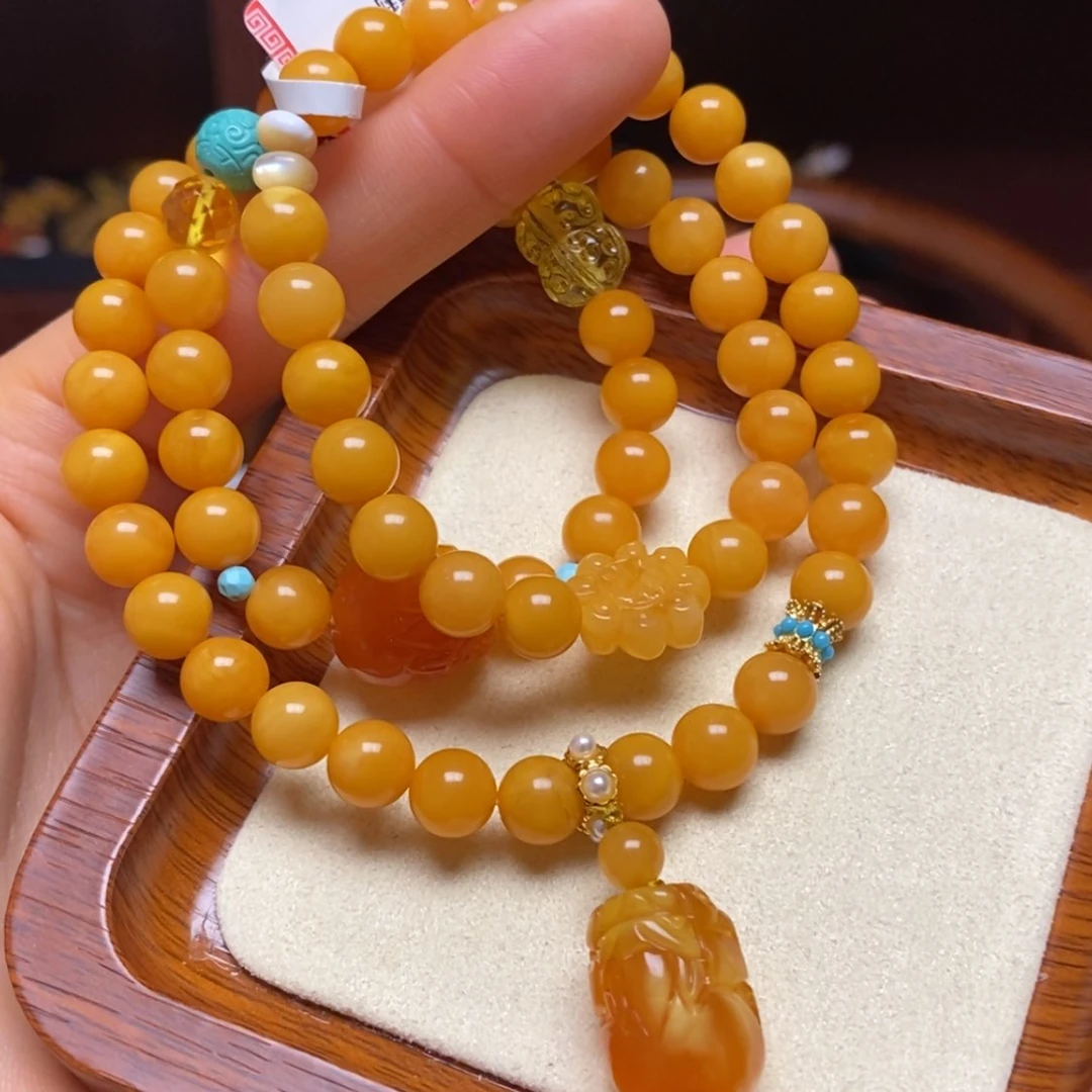 【闪购商品】蜜蜡手链未镶嵌手串