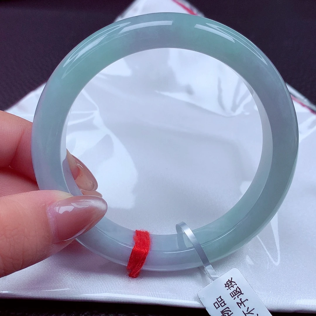 锦***未镶嵌手镯翡翠天然缅甸翡翠A货
