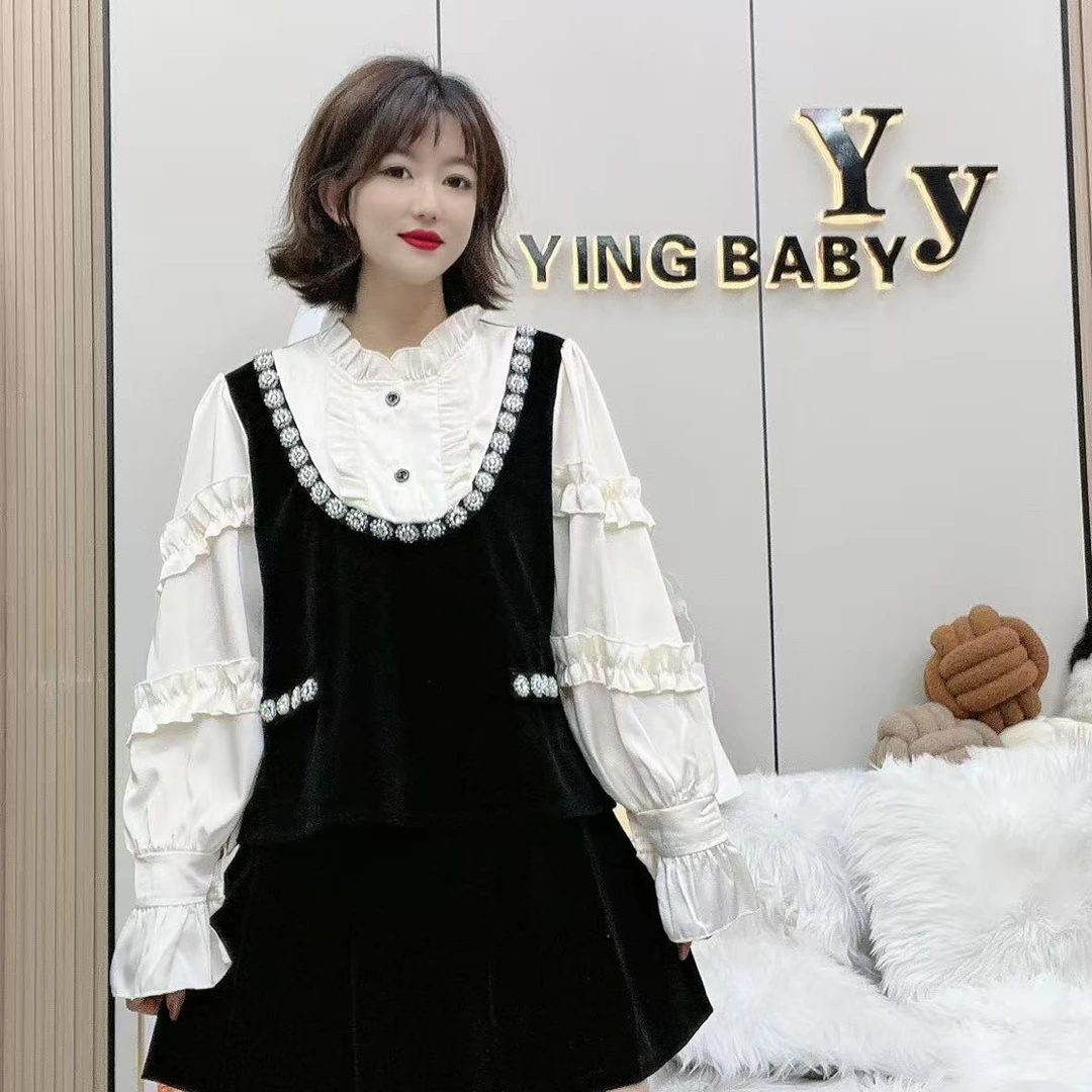 YY 大码(云裳)洋气出行时尚休闲千金小众风时尚套装