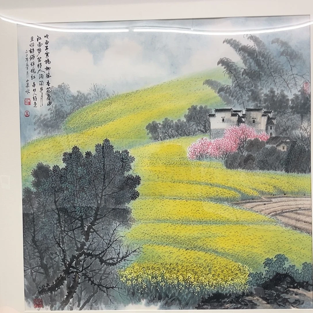 国画艺术家真人手绘