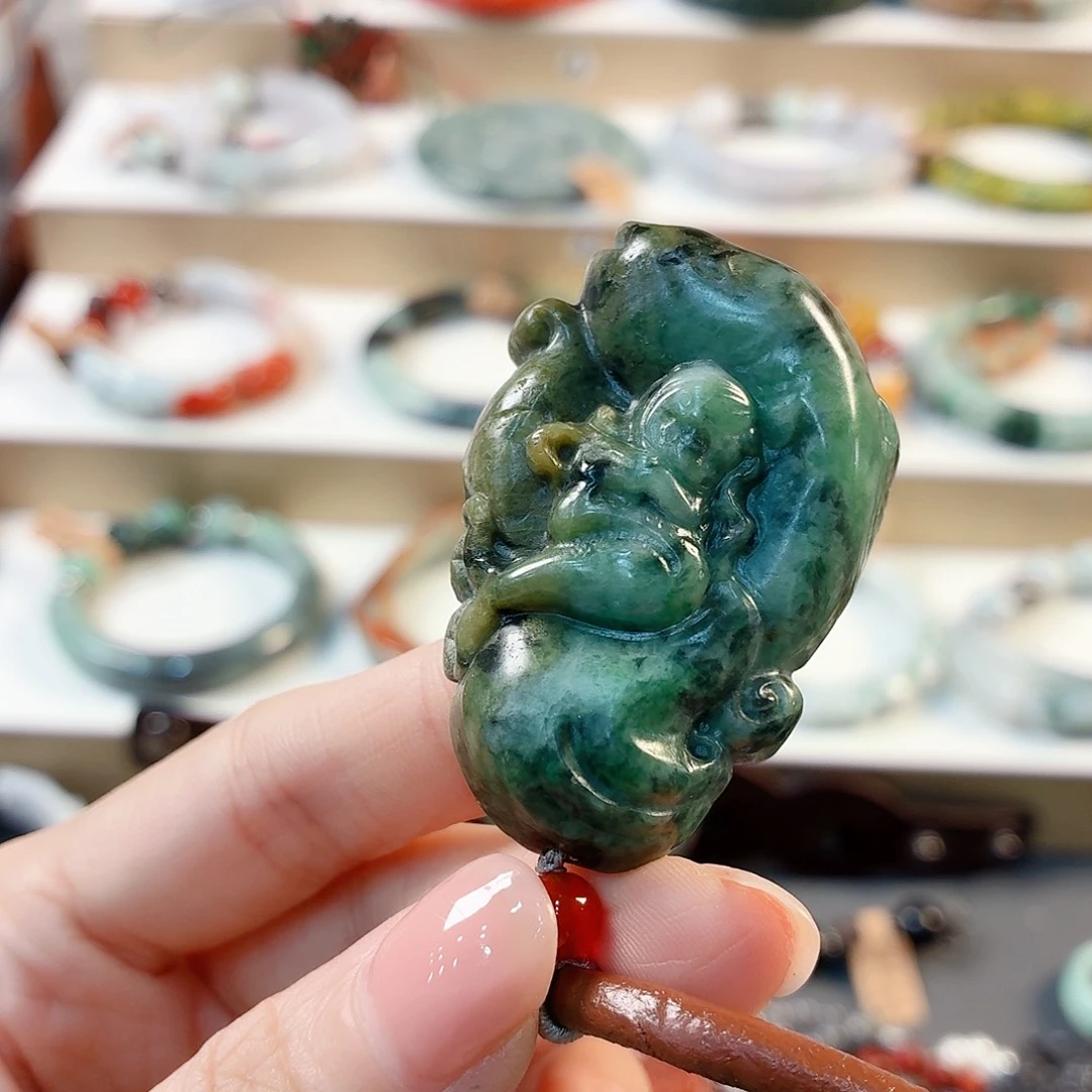 翡翠未镶嵌手链手串