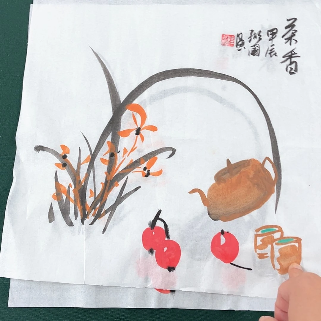 国画宣纸国画纯手绘作品