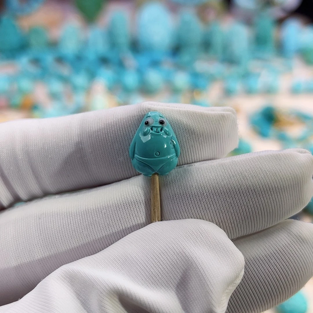 绿松石珠宝奇石未镶嵌