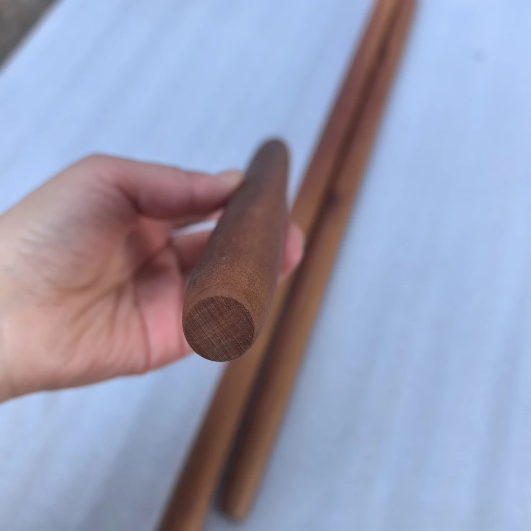 枣木原木无漆无蜡手工擀面杖长30cm-40cm直径2.5cm左右
