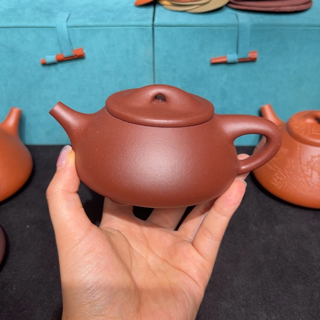 茶壶紫砂紫泥景州石瓢200毫升