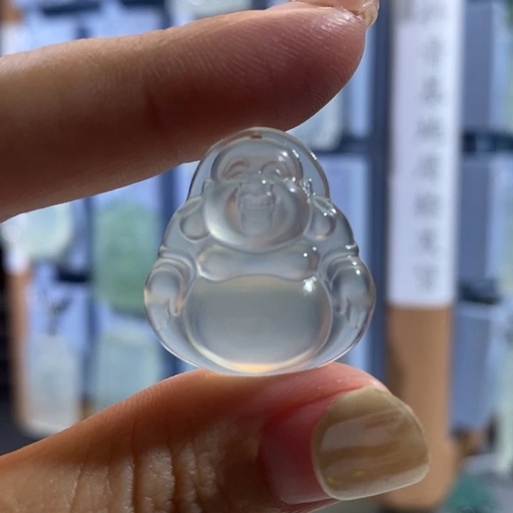 岫玉未镶嵌颈饰吊坠