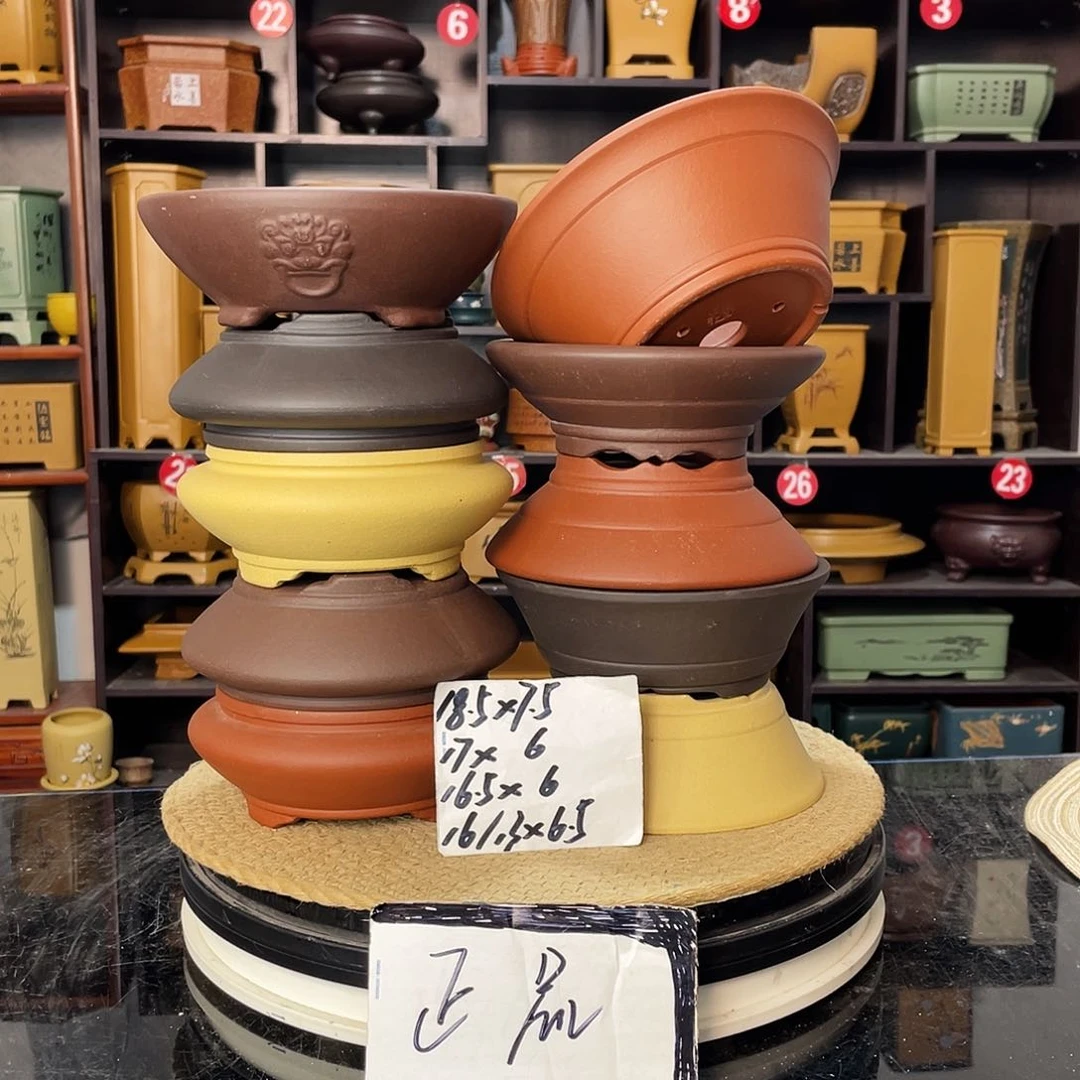 D-盆尚好紫砂花盆