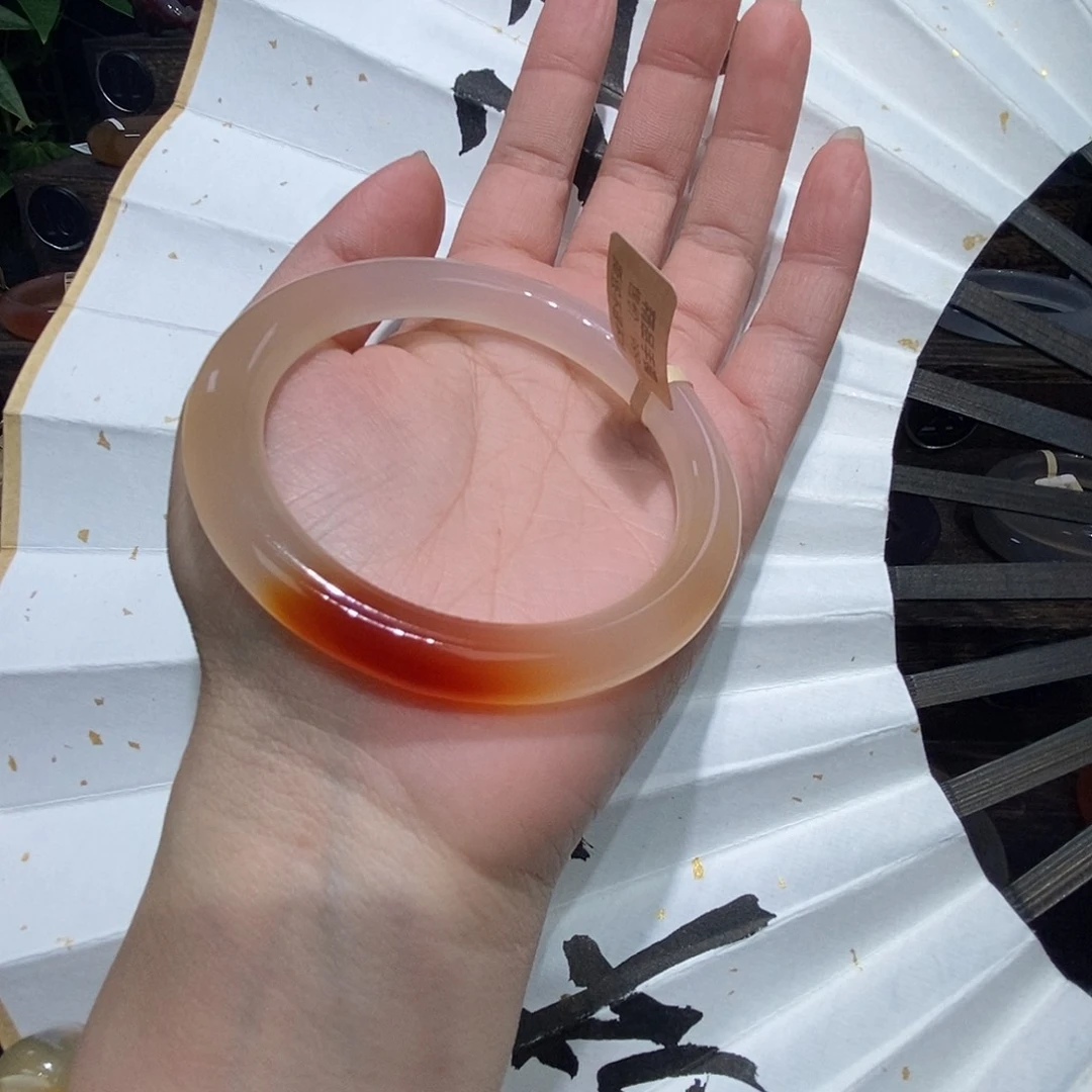 玛瑙/玉髓手镯未镶嵌涵****馆