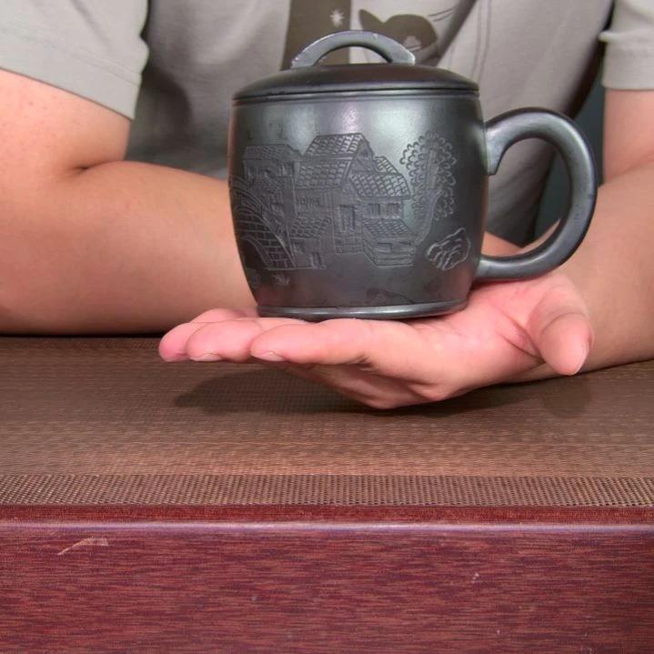 茶杯紫砂高货放漏
