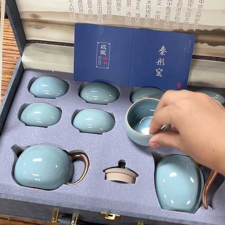孤品茶具套装等。
