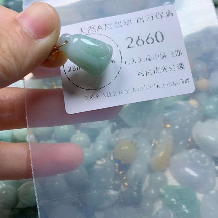 翡翠未镶嵌颈饰翡翠