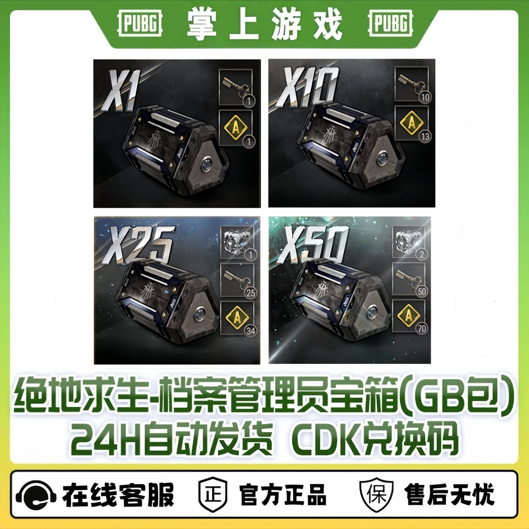 steam绝地求生PUBG皮肤档案管理员者汉娜典藏宝箱CDK兑换码