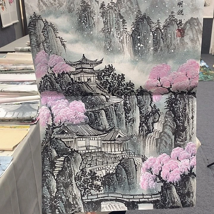 国画国画作品展现