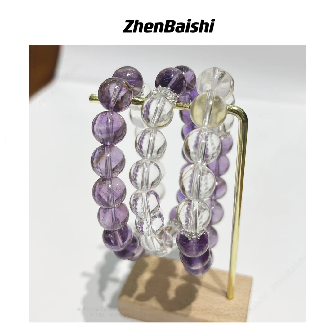 天然水晶手串卡11-12mm【ZBS288】多样性发其一