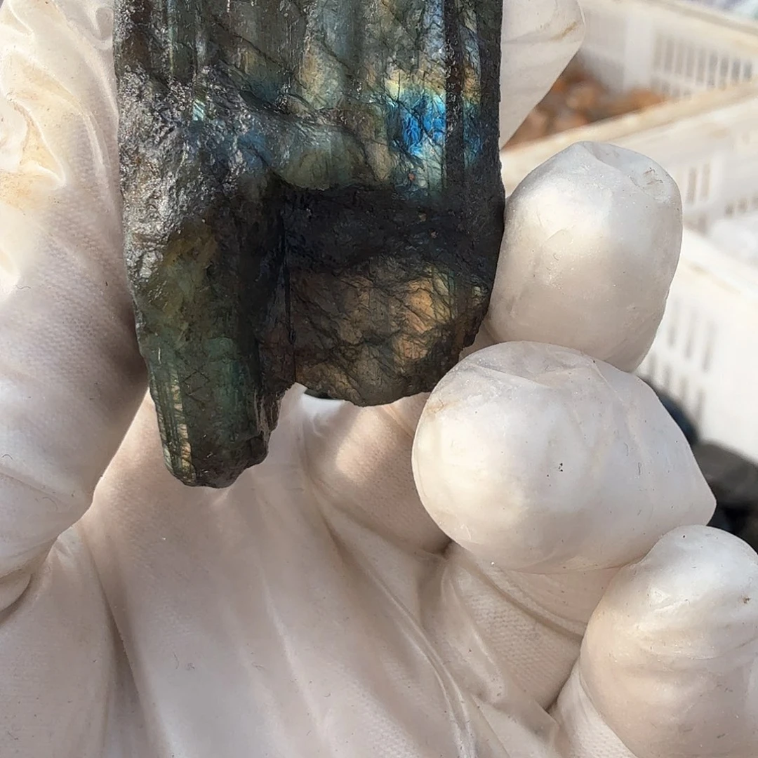 水晶手链未镶嵌拉长石