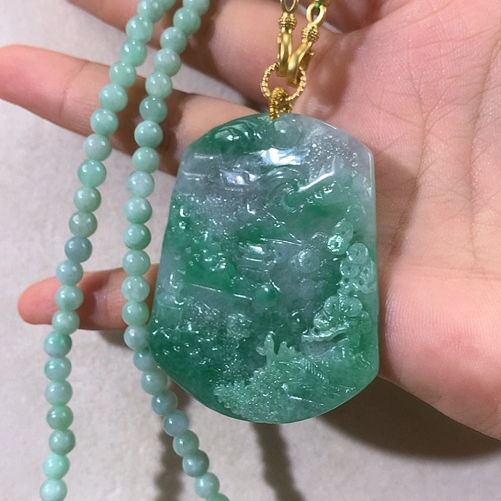 颈饰未镶嵌翡翠翡翠吊坠