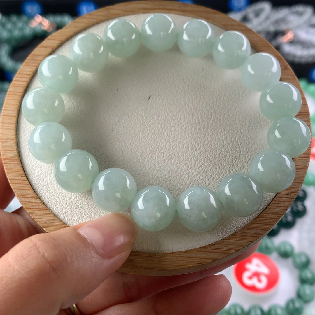 翡翠手链未镶嵌卡12