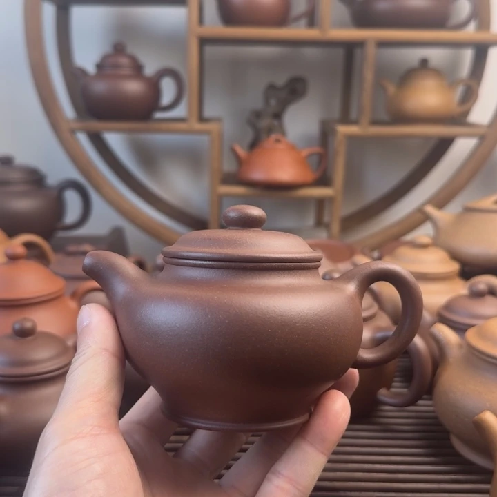 紫砂茶壶掇只250cc台西嫩底槽清