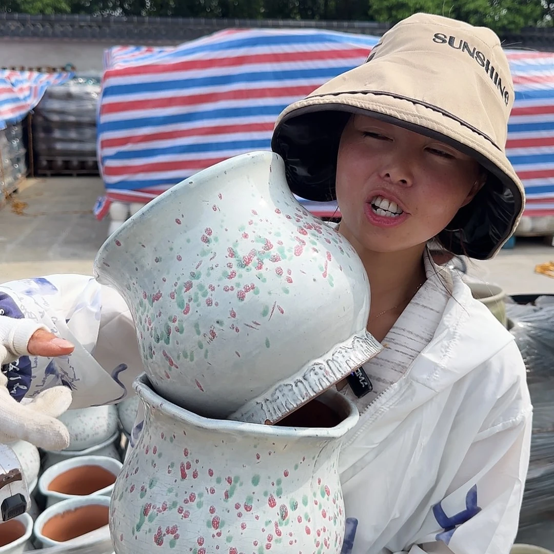 紫砂花盆王嫂花盆0716-149次品