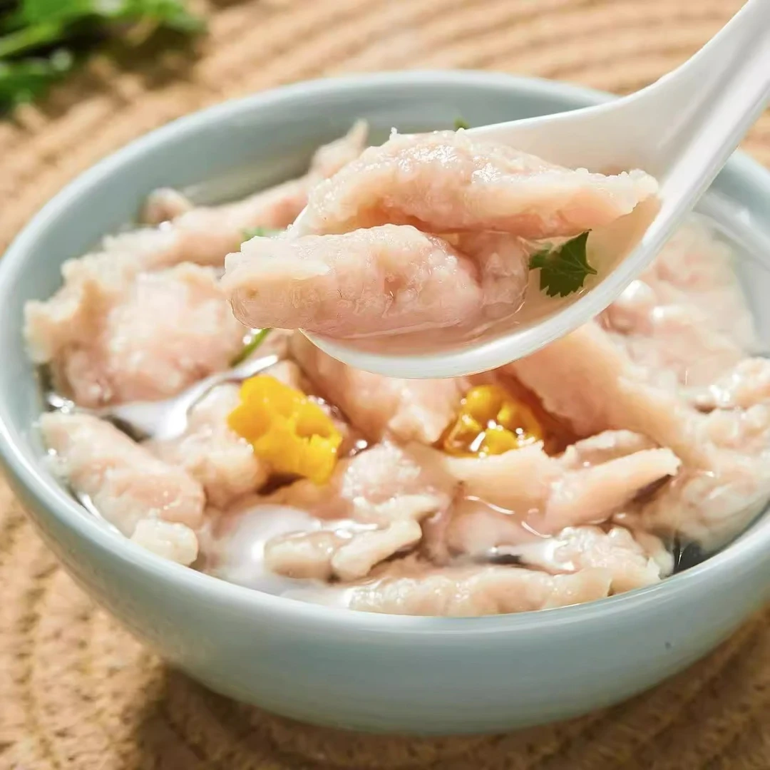 福鼎肉片婆妈家半成品瘦肉泥家用商用宵夜食材瘦肉羹新鲜捶打肉滑
