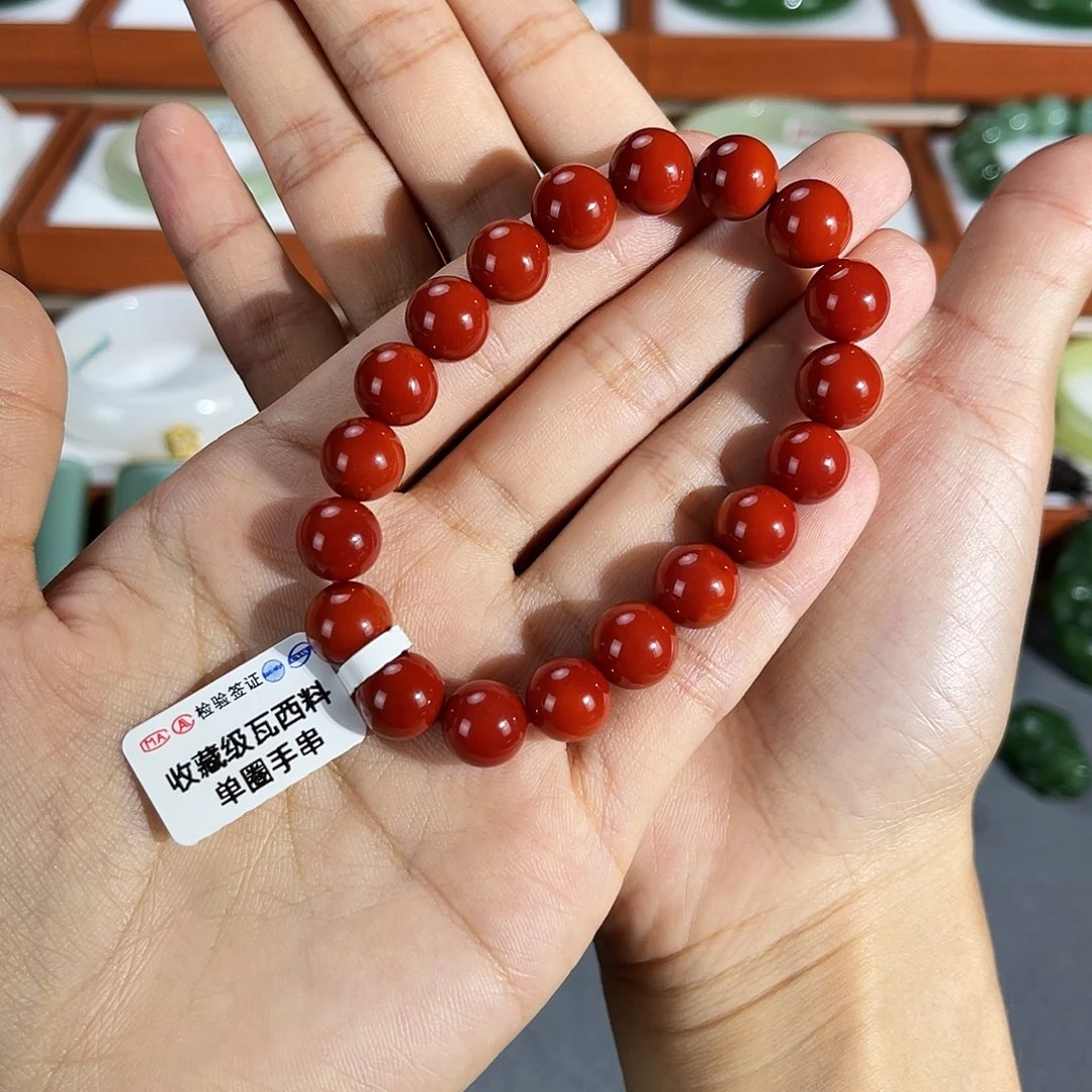 南红玛瑙未镶嵌手链