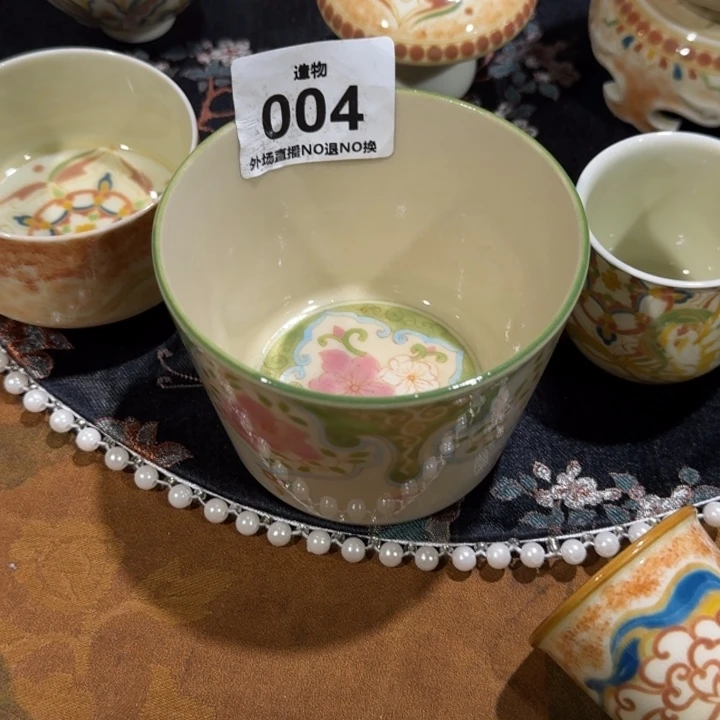 叽****盖碗陶陶瓷白茶瓶装