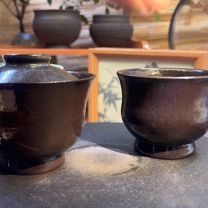 非白手作01套装120盖碗90杯子